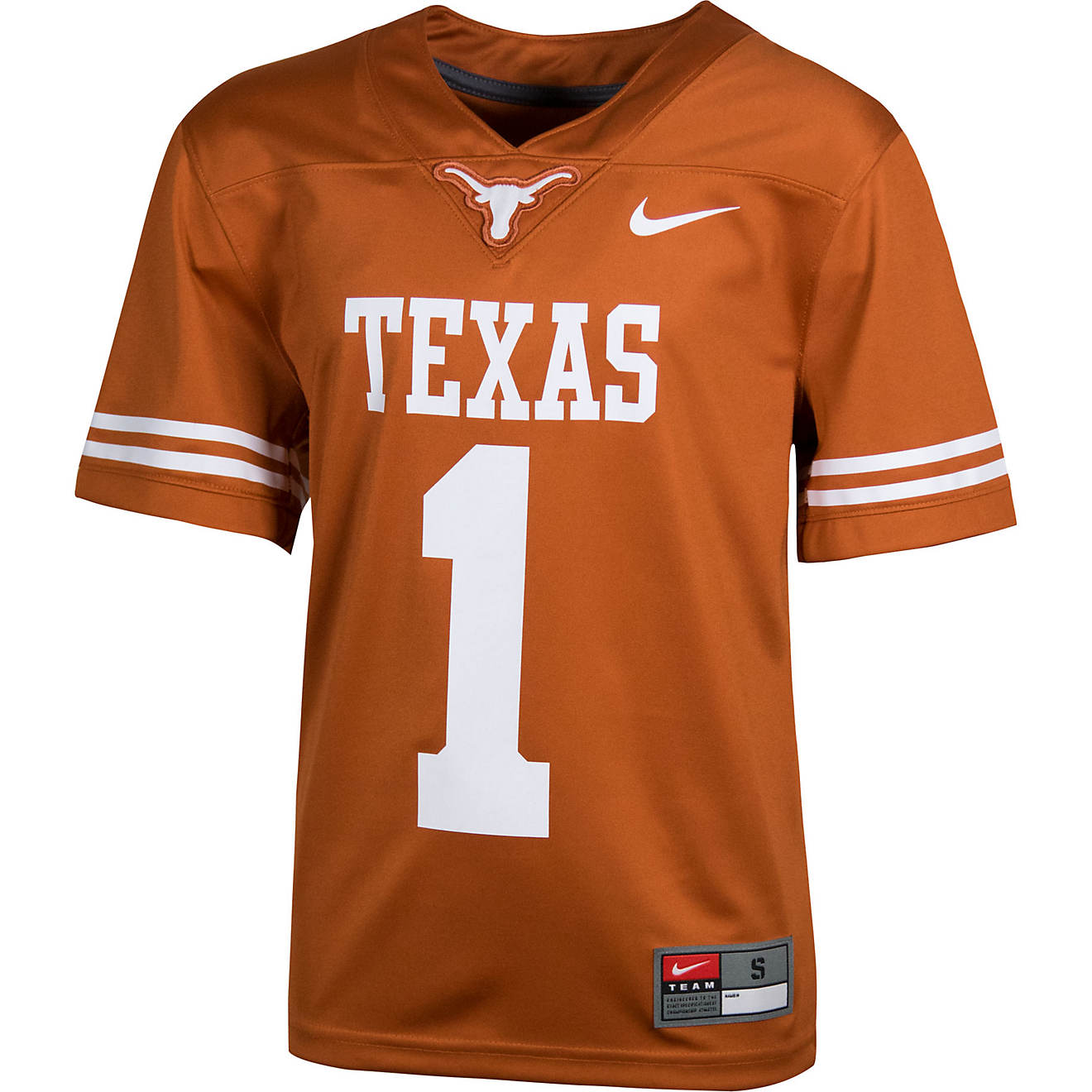 Nike Boys' University of Texas Young Athletes Replica Football Jersey                                                            - view number 1