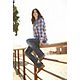 Ariat Women's R.E.A.L. Mid Rise Entwined Boot Cut Jeans                                                                          - view number 6 image