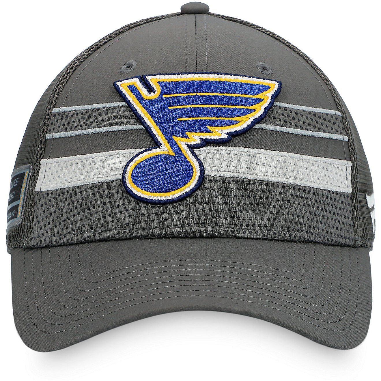 Fanatics Men's St. Louis Blues Hockey Fights Cancer Structured Adjustable Cap                                                    - view number 2