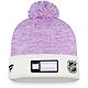 Fanatics Men's Dallas Stars Hockey Fights Cancer Cuffed Beanie with Pom                                                          - view number 2 image