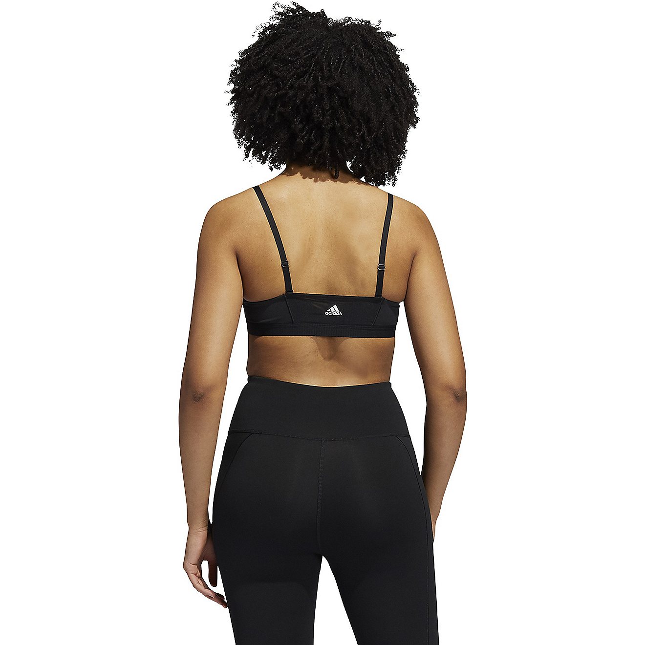 adidas Women's Holiday All Me Graphic Low Support Sports Bra                                                                     - view number 2