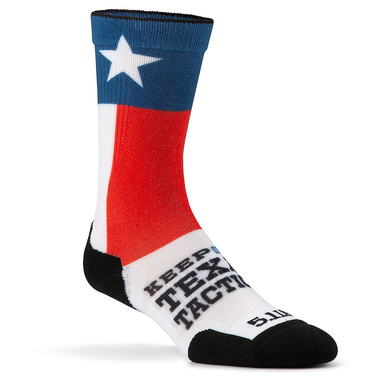5.11 Tactical Sock and Awe Texas Crew Sock                                                                                       - view number 1