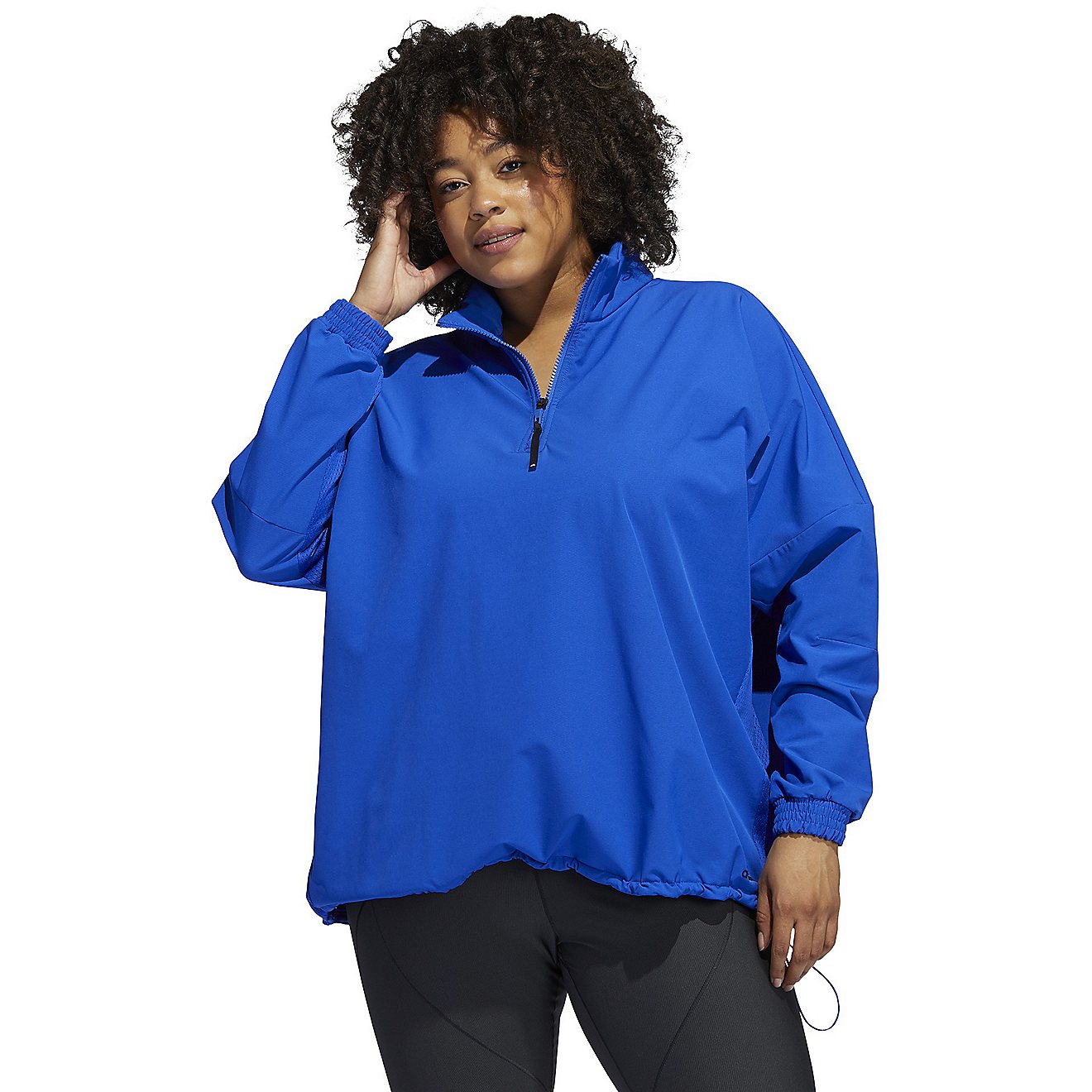 adidas Women's Training COLD.RDY 1/2-Zip Plus Size Top                                                                           - view number 1