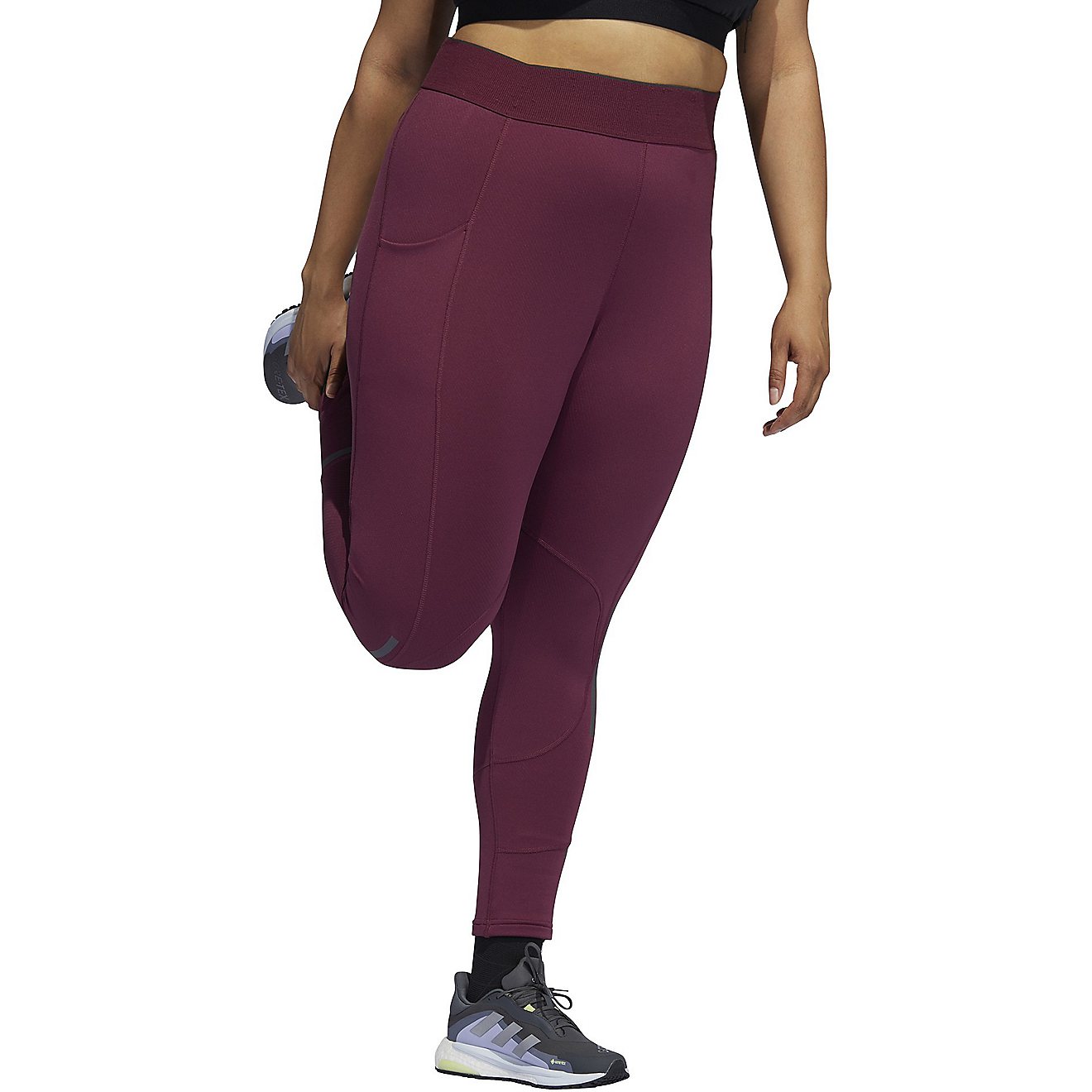 adidas Women's COLD.RDY Plus Size Tights                                                                                         - view number 3