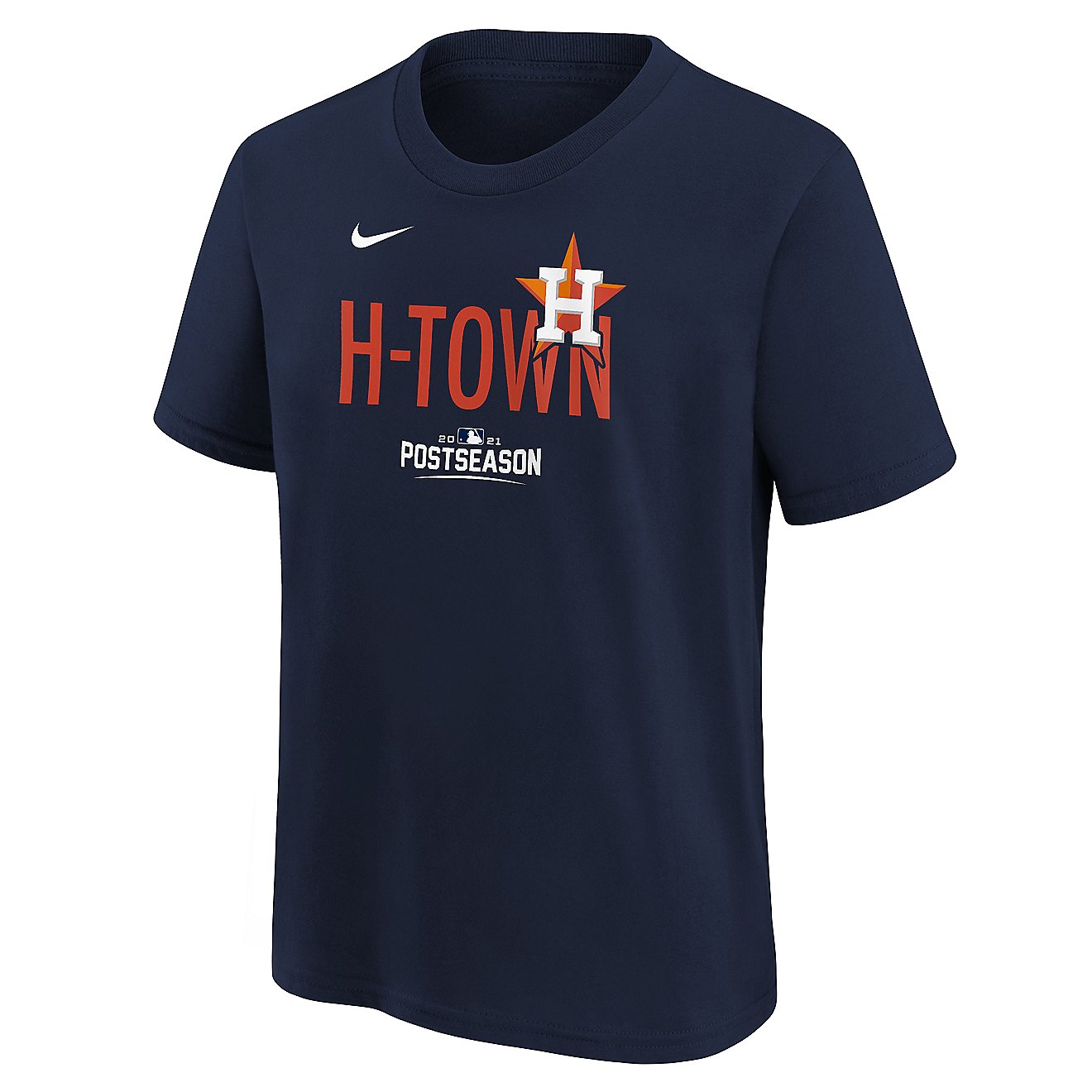 Nike Youth Houston Astros 2021 Postseason Authentic Collection Dugout Short Sleeve T-shirt                                       - view number 1
