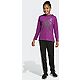 adidas Girls’ Long Sleeve Hooded Graphic T-shirt                                                                               - view number 1 image