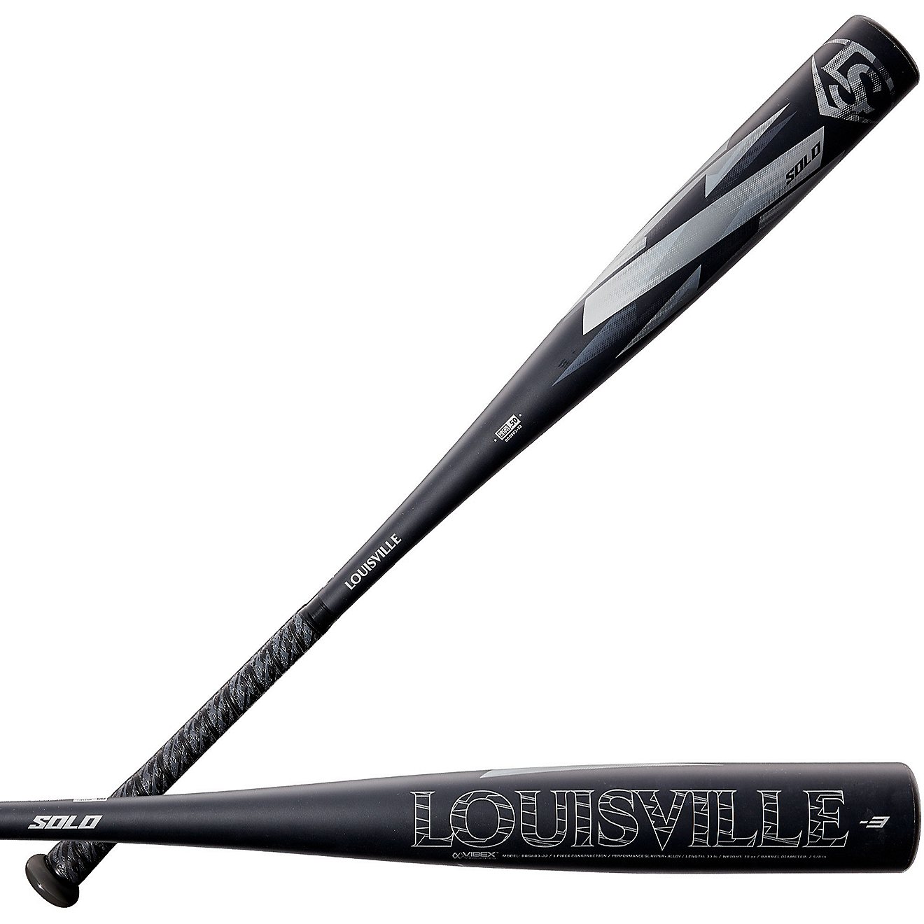 Louisville Slugger Adults' SOLO 2022 Baseball Bat -3                                                                             - view number 9