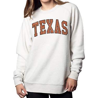 Chicka-D Women's University of Texas Home Base Crew Sweater                                                                     