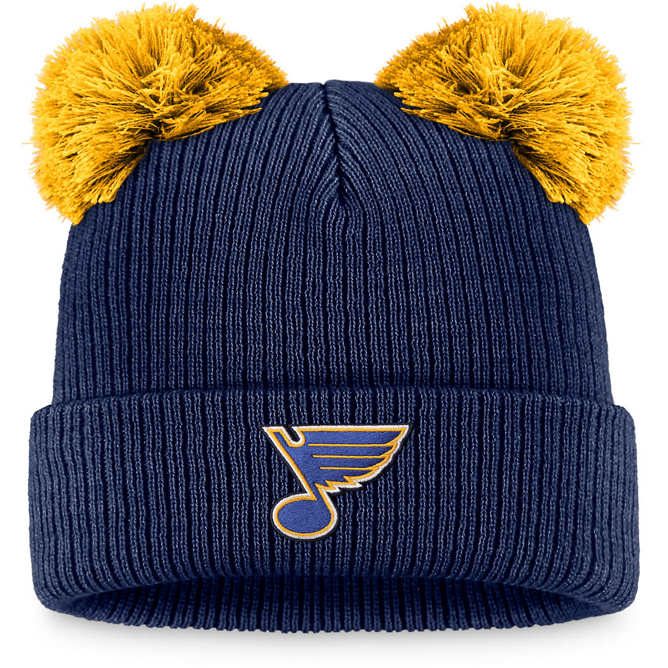 Fanatics Women's St. Louis Blues Cuffed Beanie with Pom                                                                          - view number 1