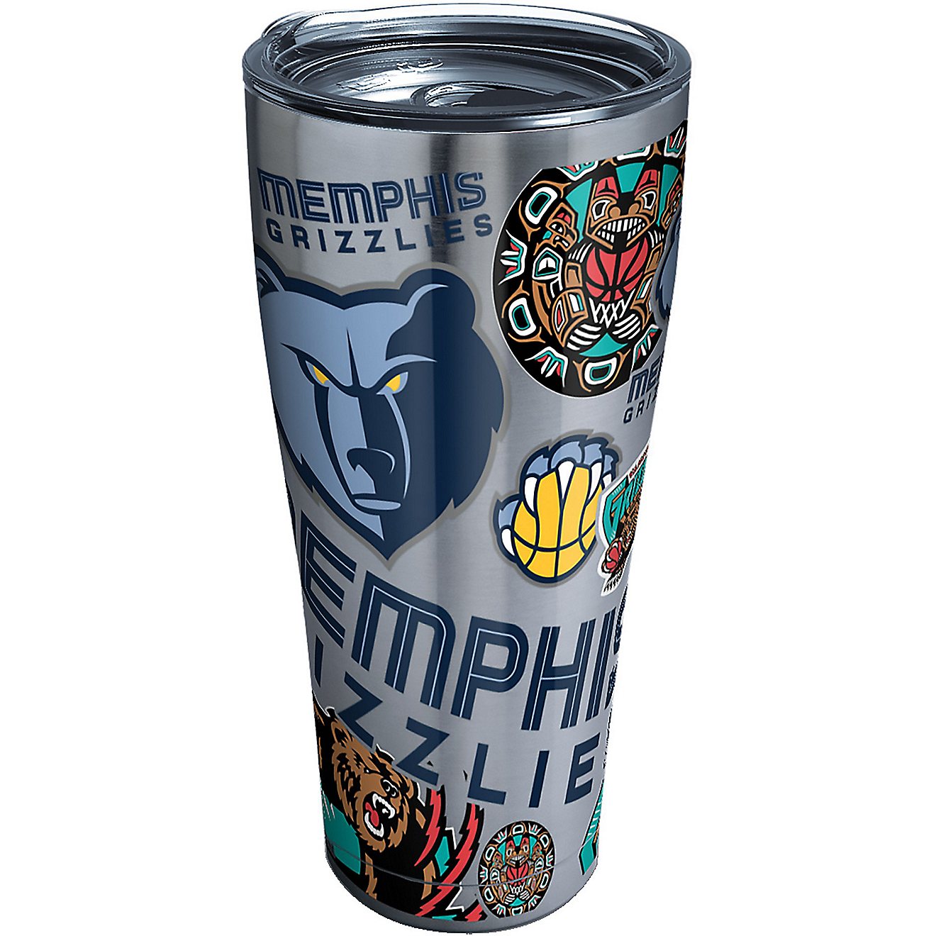 Tervis Memphis Grizzlies All Over 30 oz Stainless Steel Tumbler                                                                  - view number 1
