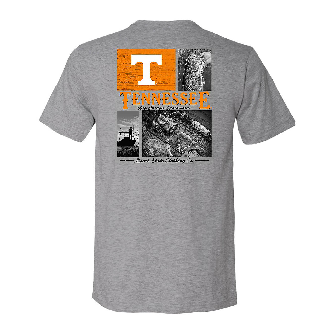 Great State Men's University of Tennessee Multi Plane Bass T-shirt                                                               - view number 1