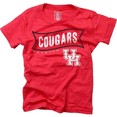 Wes and Willy Girls’ University of Houston Wavy Banner Graphic T-shirt