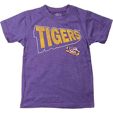 Wes and Willy Boys’ Louisiana State University 3-D Slanted Graphic T-shirt                                                    