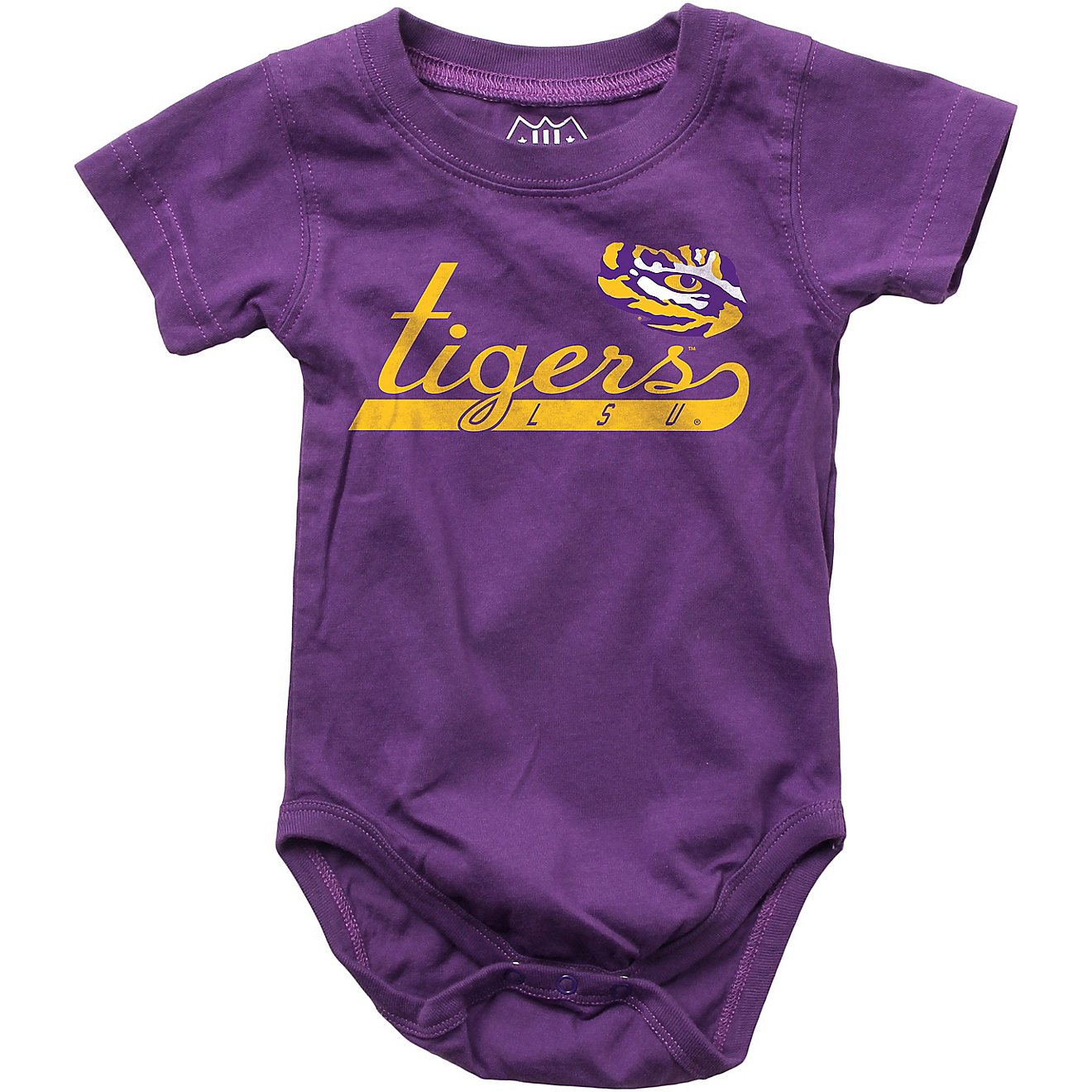 Wes and Willy Infant Boys' Louisiana State University Script Banner Creeper                                                      - view number 1