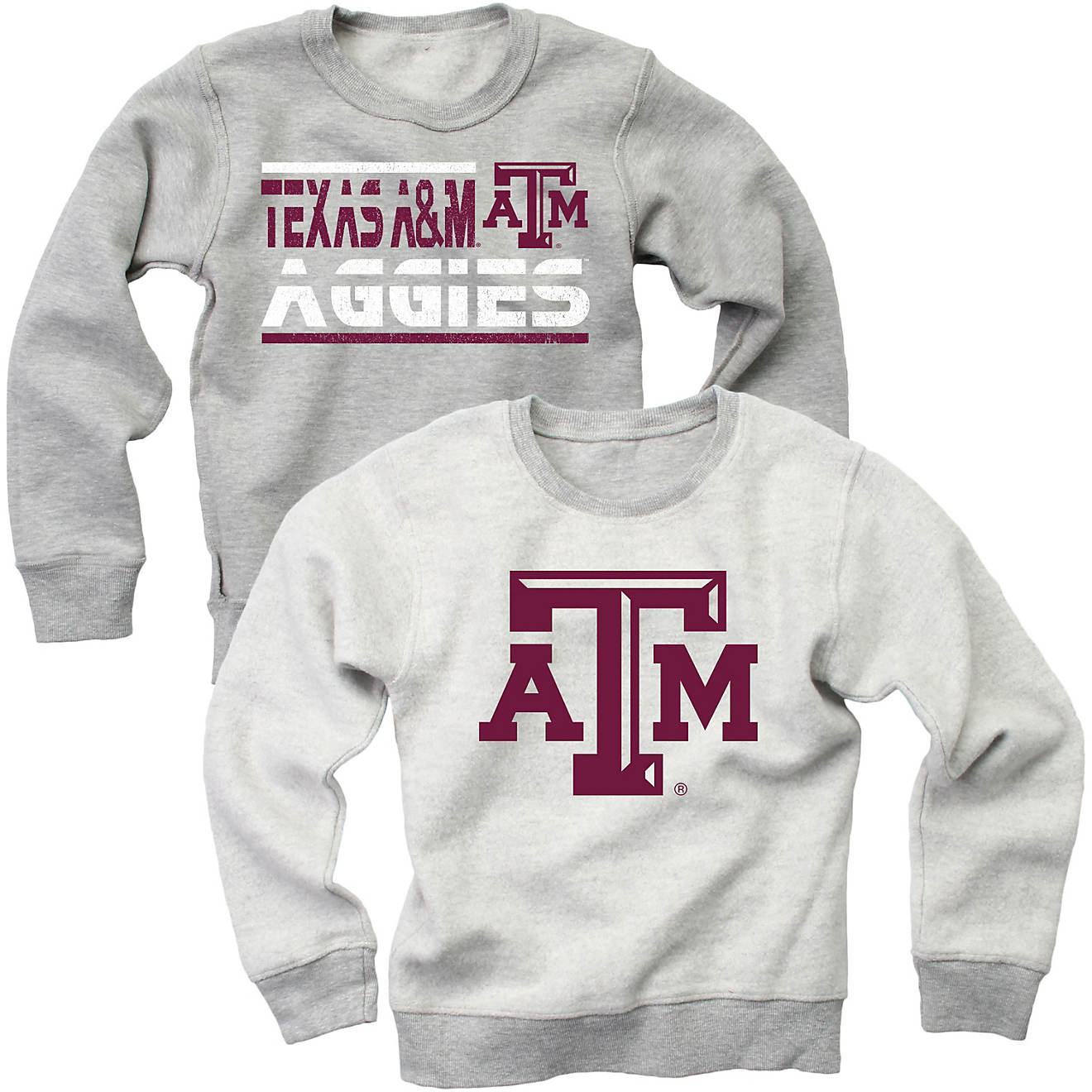 Wes and Willy Toddler Boys' Texas A&M University Reversible Sweatshirt                                                           - view number 1