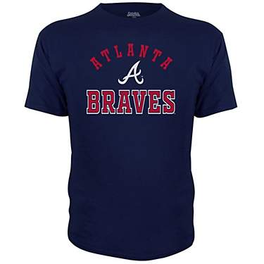 Stitches Boys' Atlanta Braves On Deck Short Sleeve T-shirt                                                                      