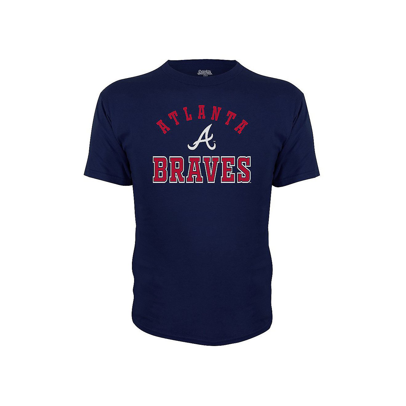 Stitches Boys' Atlanta Braves On Deck Short Sleeve T-shirt                                                                       - view number 1