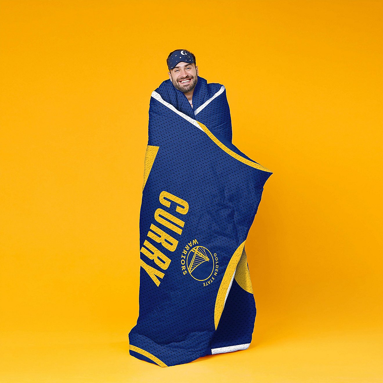 Sleep Squad Golden State Warriors Stephen Curry Blanket                                                                          - view number 4