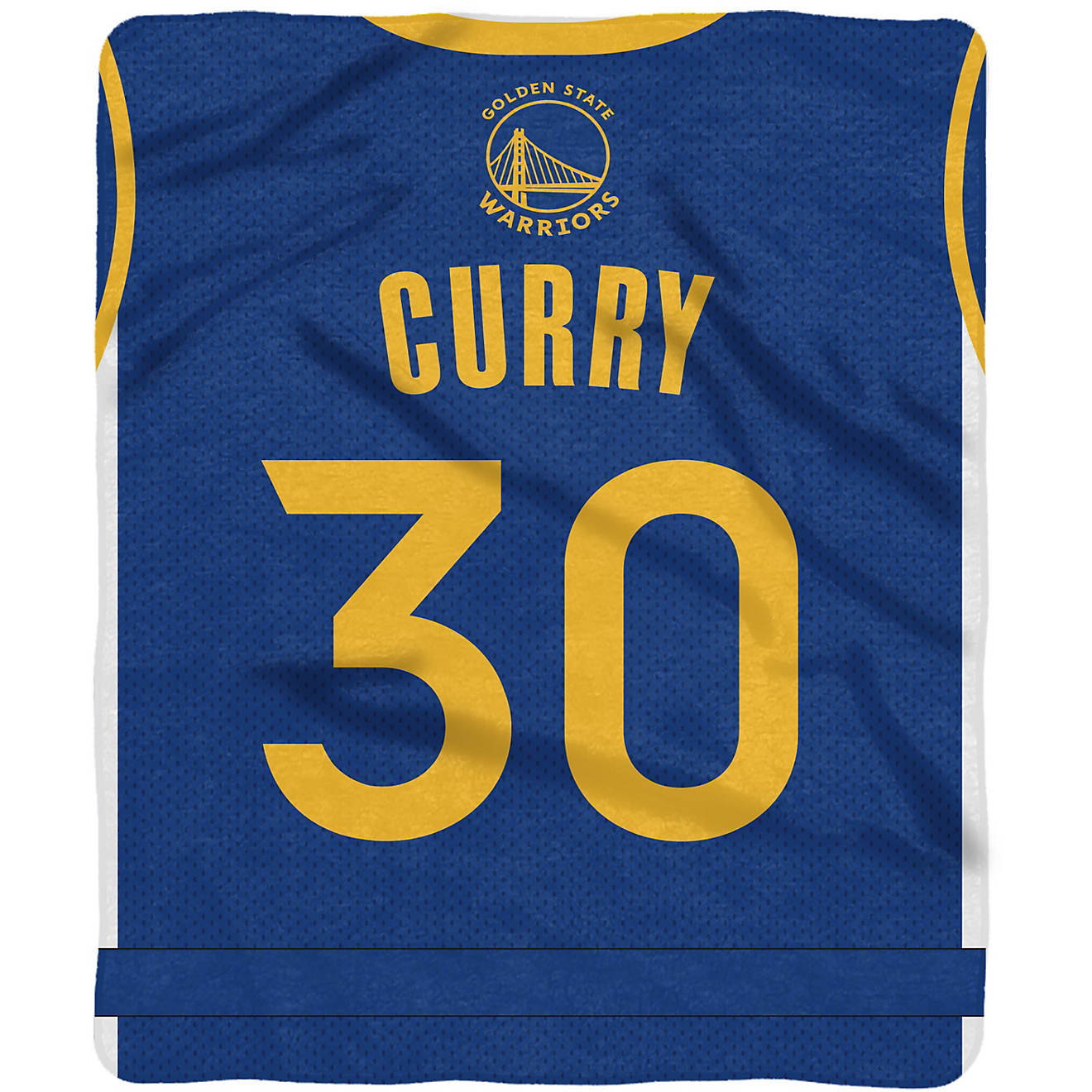 Sleep Squad Golden State Warriors Stephen Curry Blanket                                                                          - view number 1