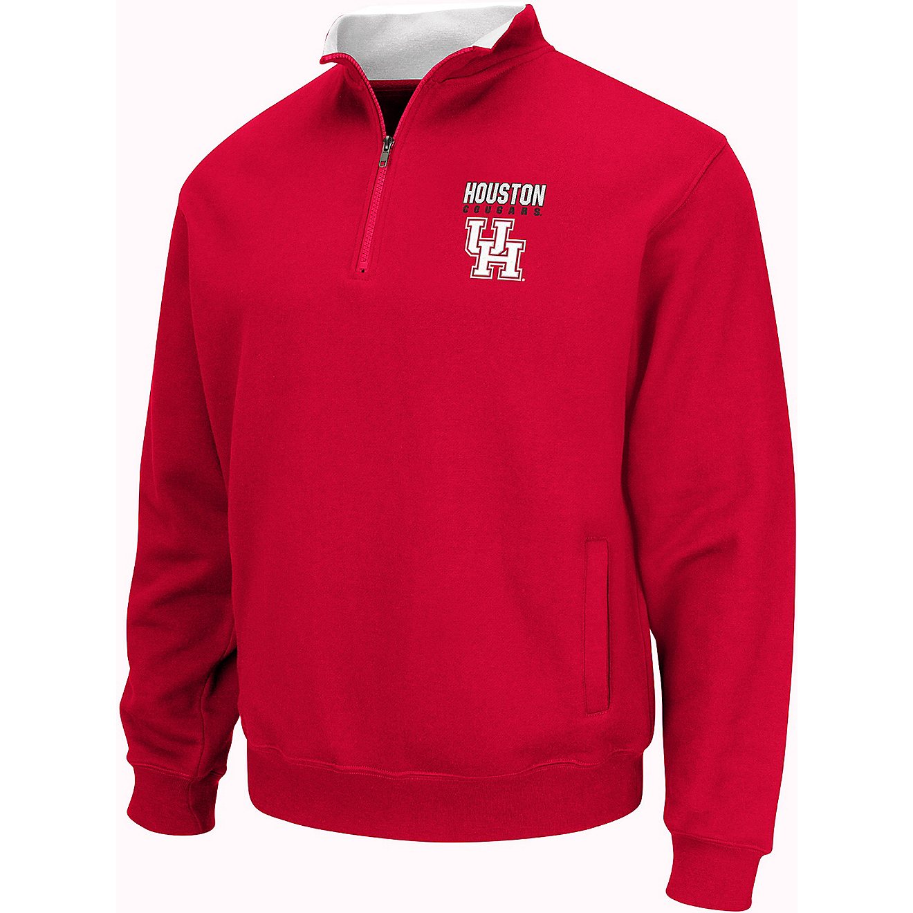 Colosseum Athletics Men's University of Houston Walker Fleece 1/4-Zip Pullover                                                   - view number 1