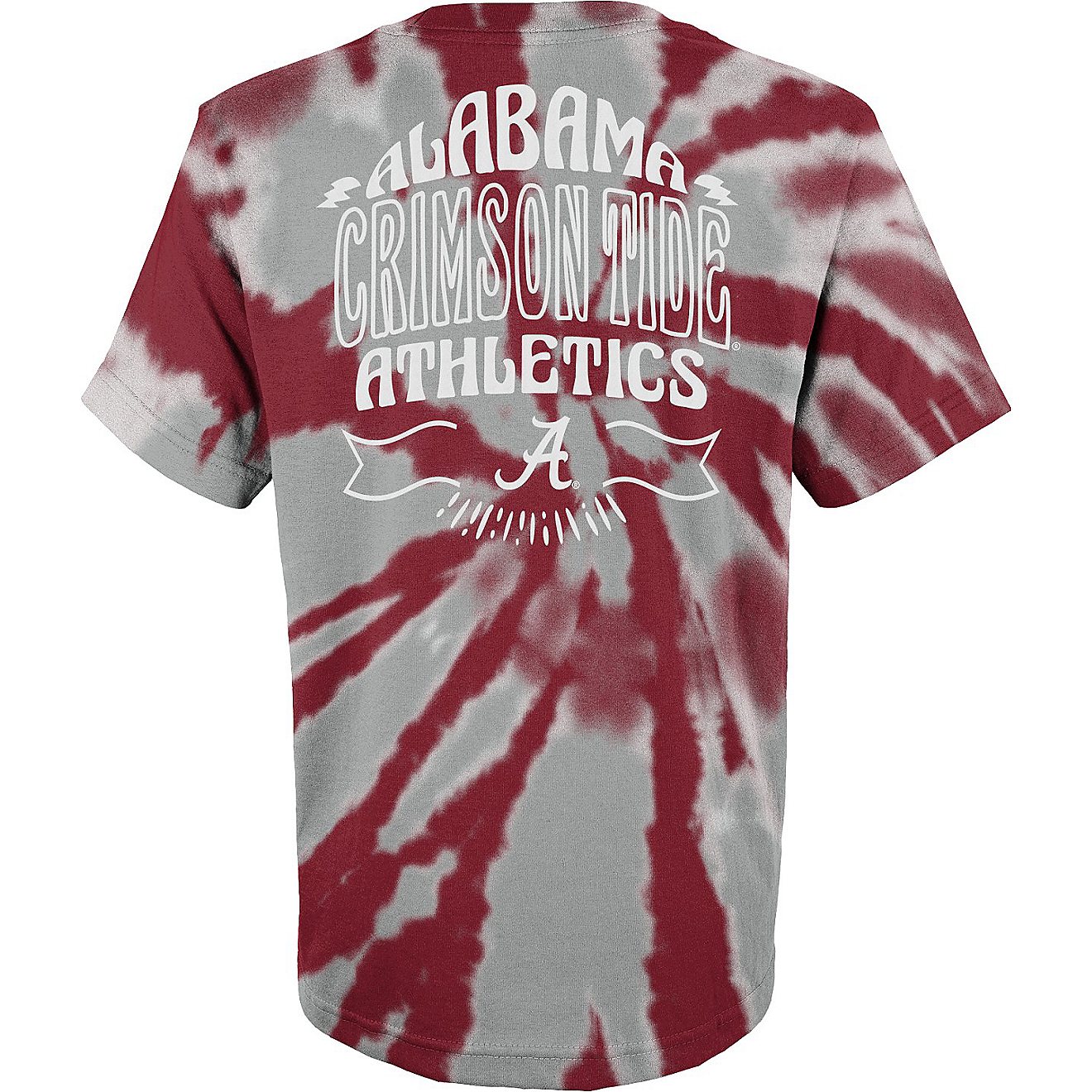 Outerstuff Kids' University of Alabama Pennant Tie Dye T-shirt                                                                   - view number 2