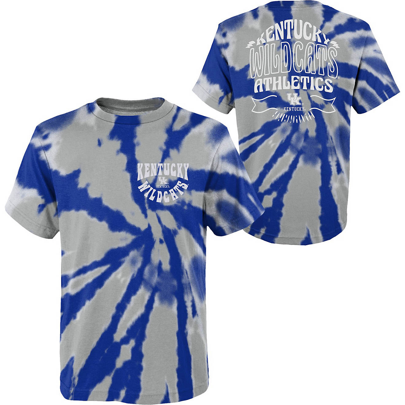 Outerstuff Kids' University of Kentucky Pennant Tie Dye T-shirt                                                                  - view number 1