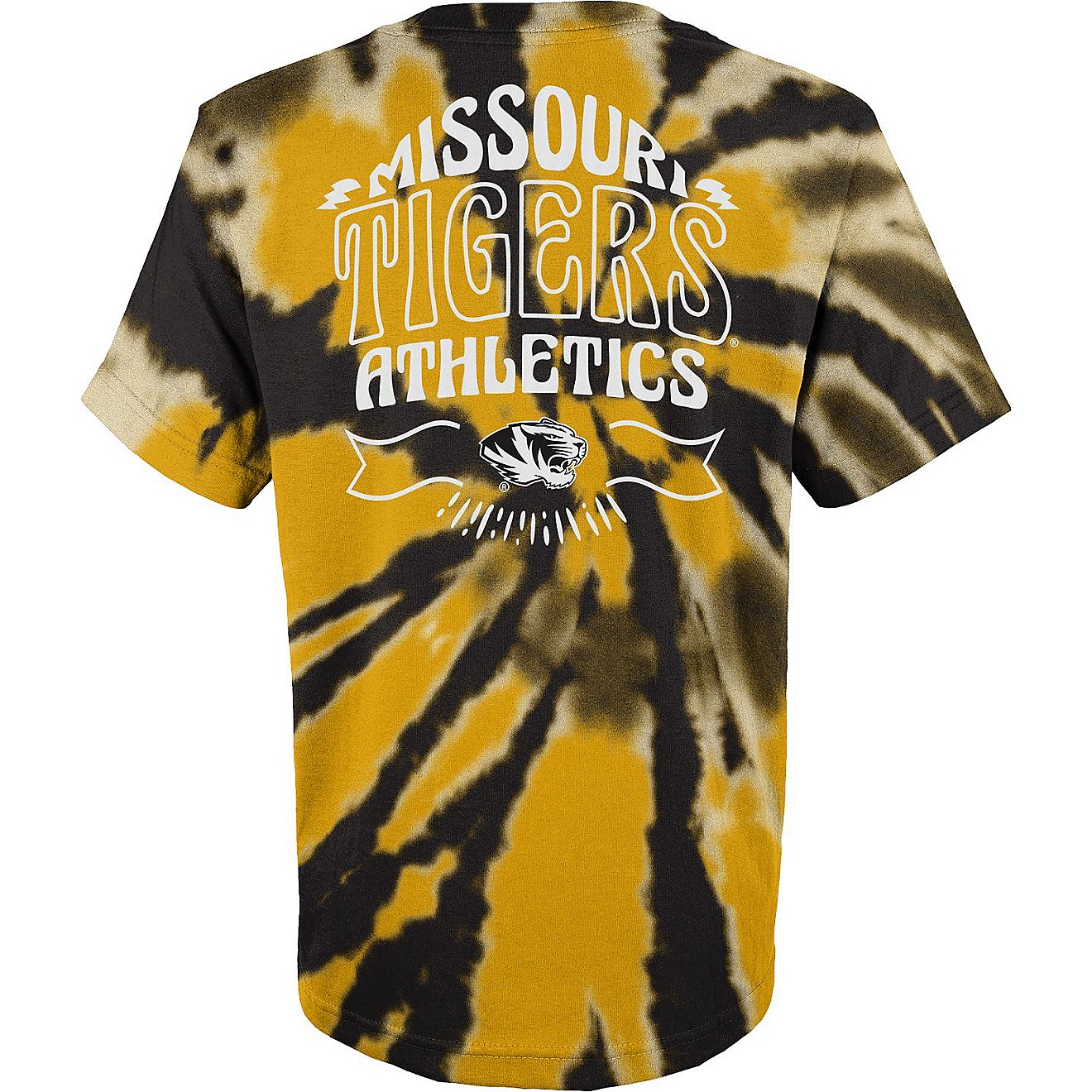 Outerstuff Kids' University of Missouri Pennant Tie Dye T-shirt                                                                  - view number 2