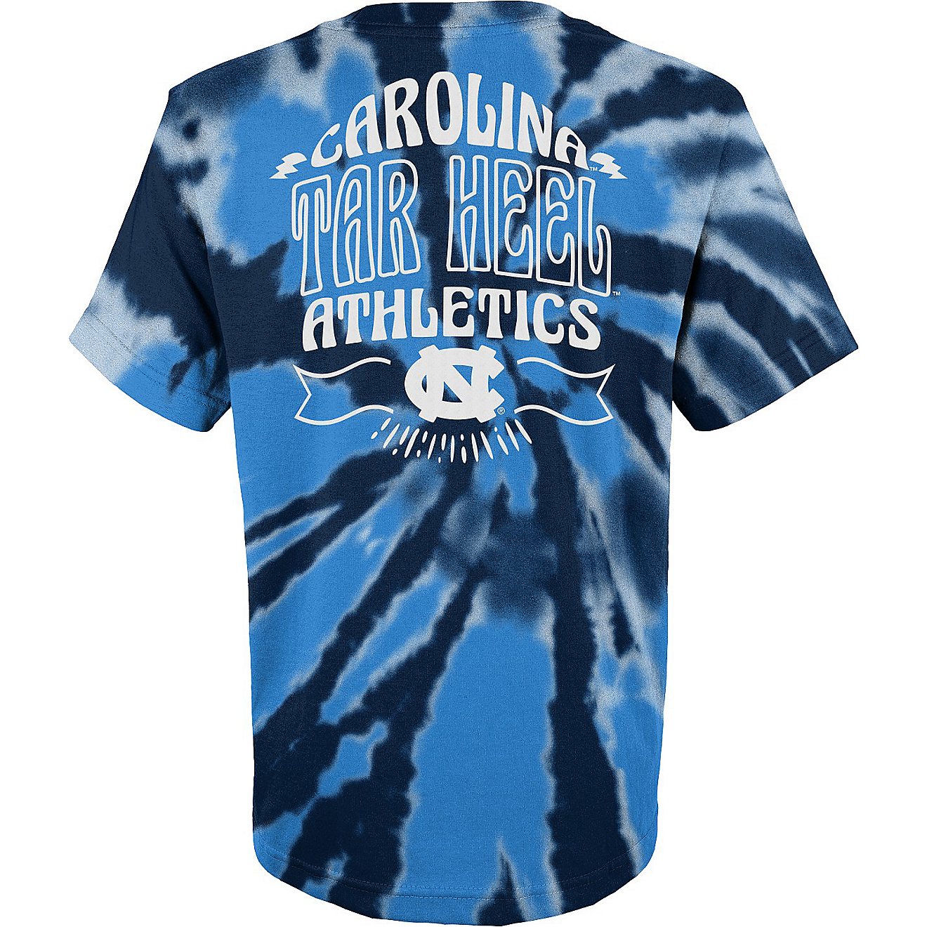 Outerstuff Kids' University of North Carolina Pennant Tie Dye T-shirt                                                            - view number 2