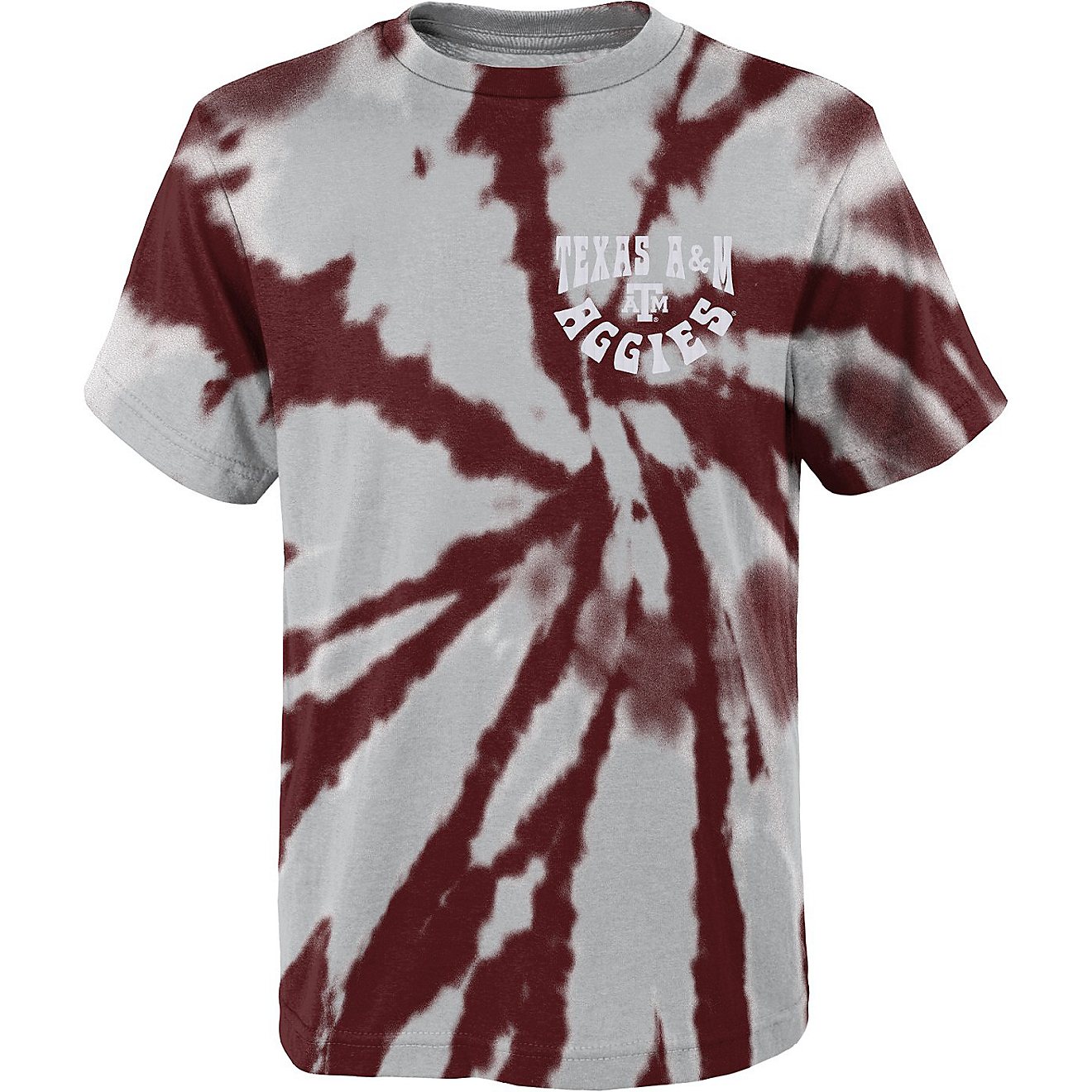 Outerstuff Kids' Texas A&M University Pennant Tie Dye T-shirt                                                                    - view number 3