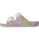 O'Rageous Women's 2 Buckle Tie-Dye Print Slip-On Sandals                                                                         - view number 2 image