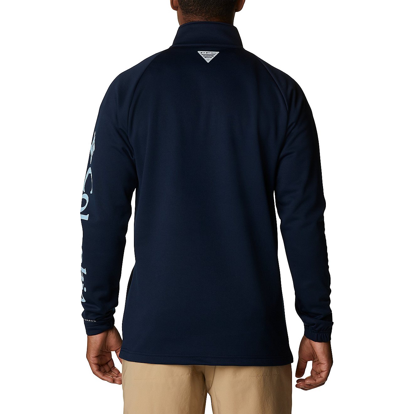 Sportswear Men's University of North Carolina Terminal Tackle 1/4-Zip Fleece Top                                                 - view number 3