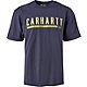 Carhartt Men's Logo Graphic Heavyweight Short Sleeve T-shirt                                                                     - view number 1 image