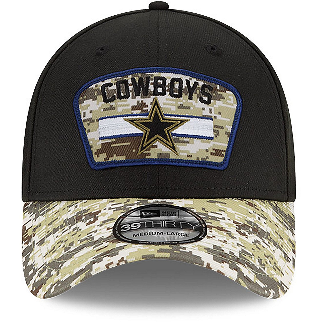 New Era Men's Dallas Cowboys Salute to Service NFL 2021 39THIRTY Cap                                                             - view number 2