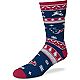 For Bare Feet Houston Texans Holiday Pattern Socks                                                                               - view number 1 image