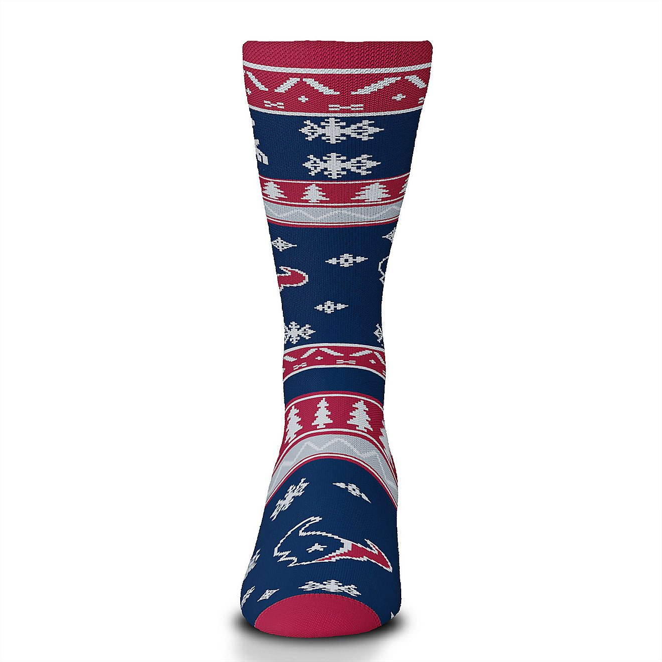 For Bare Feet Houston Texans Holiday Pattern Socks                                                                               - view number 2