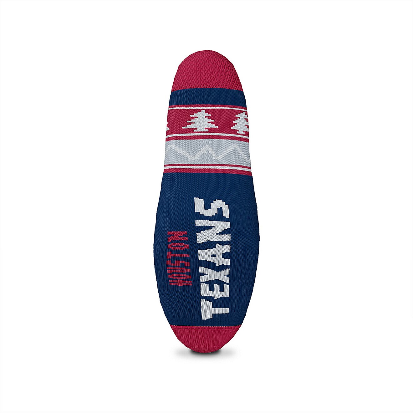 For Bare Feet Houston Texans Holiday Pattern Socks                                                                               - view number 3