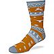 For Bare Feet University of Texas Holiday Pattern Socks                                                                          - view number 1 image