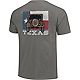 Image One Men's University of Texas Comfort Color Jeep Adventure Flag T-shirt                                                    - view number 2 image