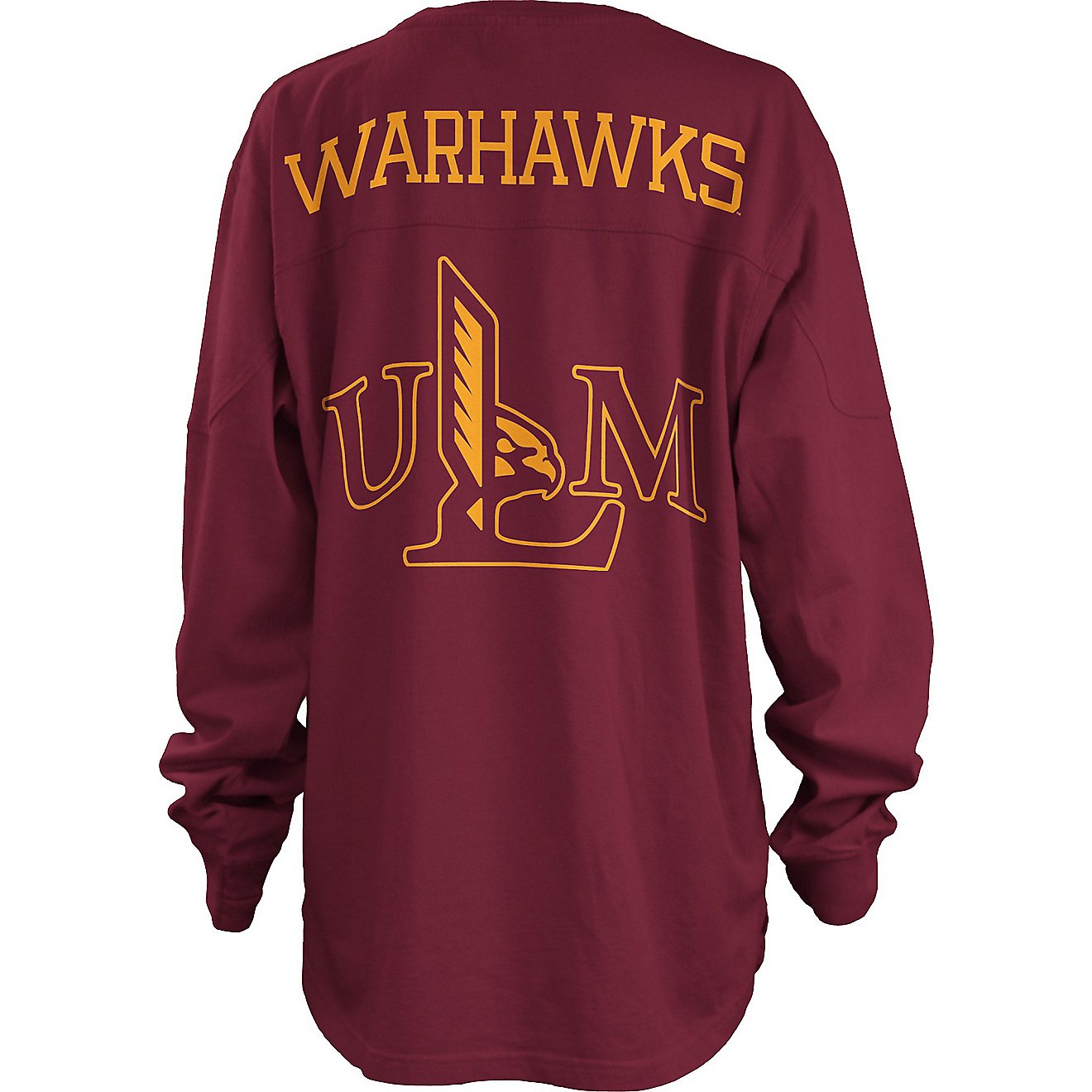 Three Square Women's University of Louisiana Monroe Fight Song Long Sleeve T-shirt                                               - view number 1