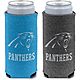 WinCraft Carolina Panthers Two Tone Heathered Slim Can Cooler                                                                    - view number 1 image