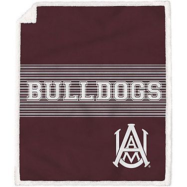 Pegasus Sports Alabama A&M University Silk Touch Sherpa Throw Blanket