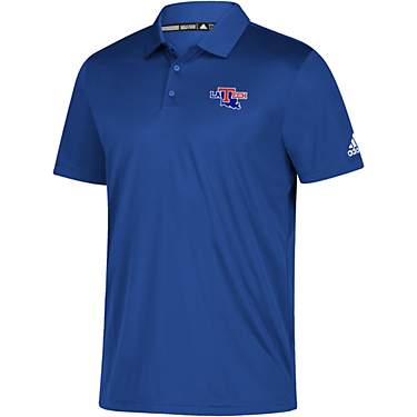 adidas Men's Louisiana Tech University Grind Polo Short Sleeve Shirt                                                            