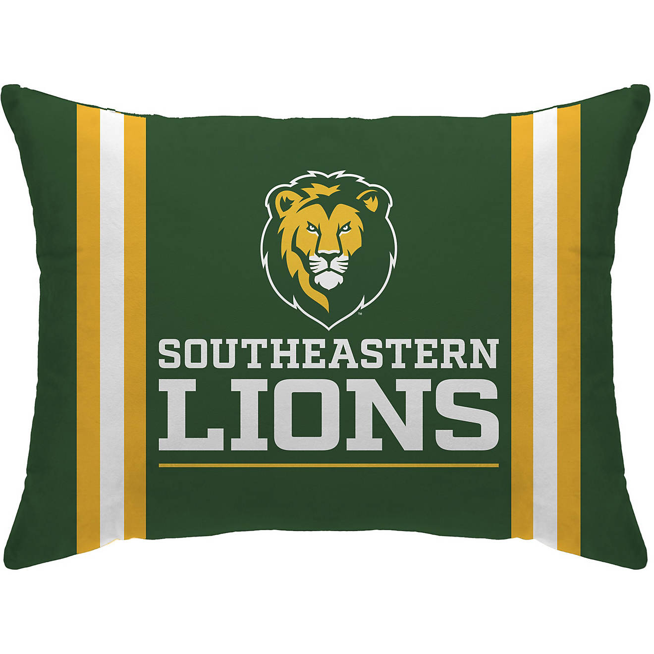 Pegasus Sports Southeastern Louisiana University Standard Stripe Logo Bed Pillow                                                 - view number 1