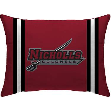 Pegasus Sports Nicholls State University Standard Stripe Logo Bed Pillow                                                        