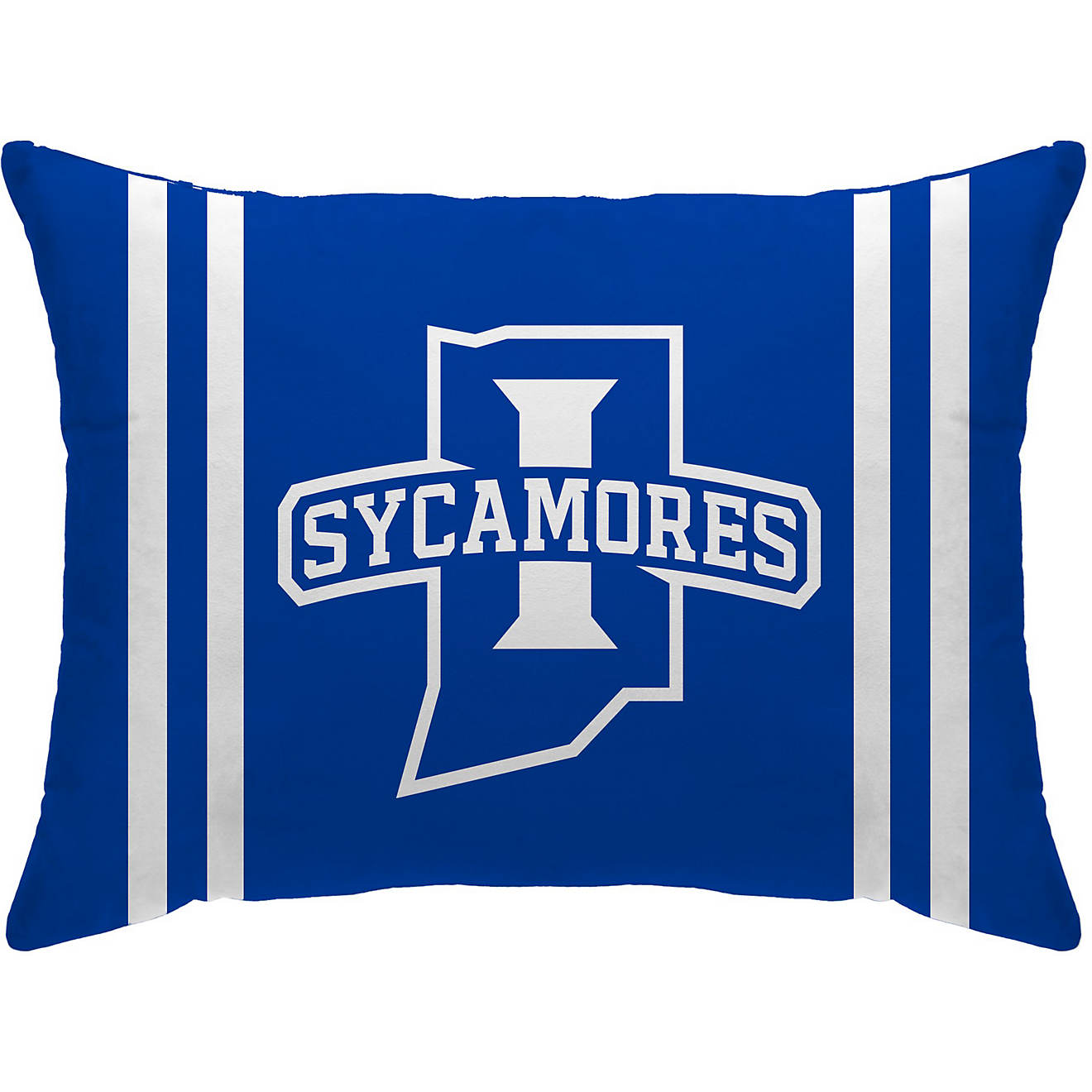 Pegasus Sports Indiana State University Standard Stripe Logo Bed Pillow                                                          - view number 1