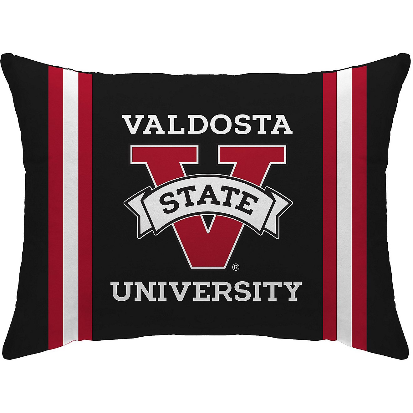 Pegasus Sports Valdosta State University Standard Stripe Logo Bed Pillow                                                         - view number 1