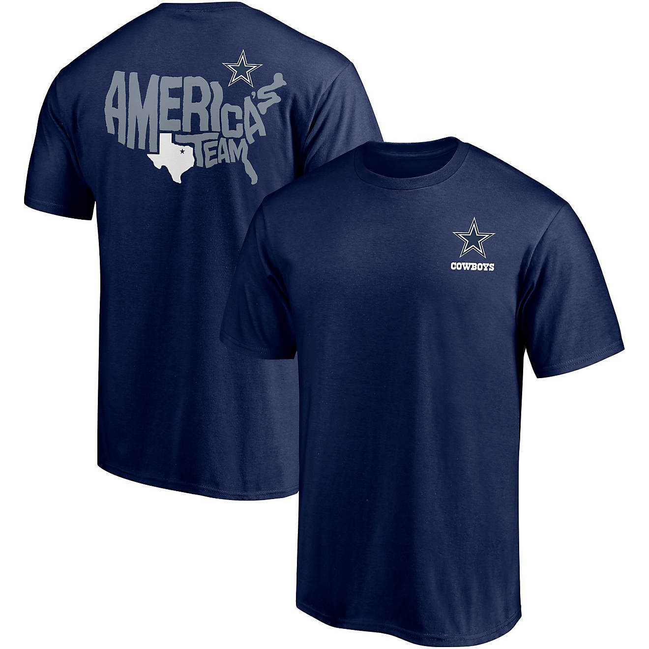 Dallas Cowboys Men's Dallas Cowboys Hometown America Short Sleeve T-shirt                                                        - view number 1