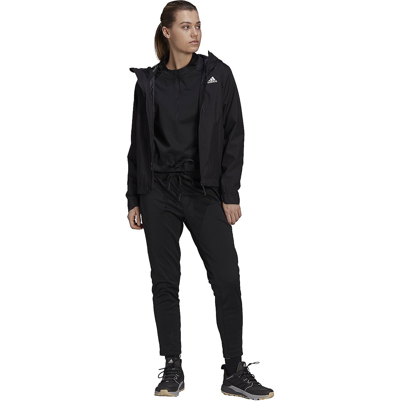 adidas Women's BSC 3-Stripes RAIN.RDY Jacket                                                                                     - view number 4