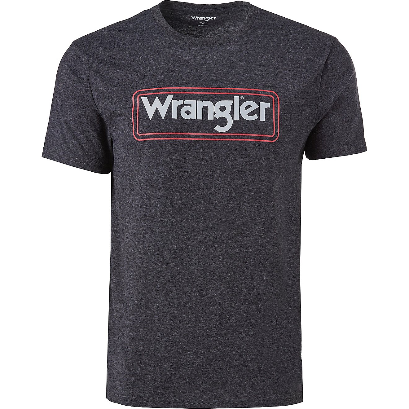 Wrangler Men's Red Outline Graphic T-shirt                                                                                       - view number 1