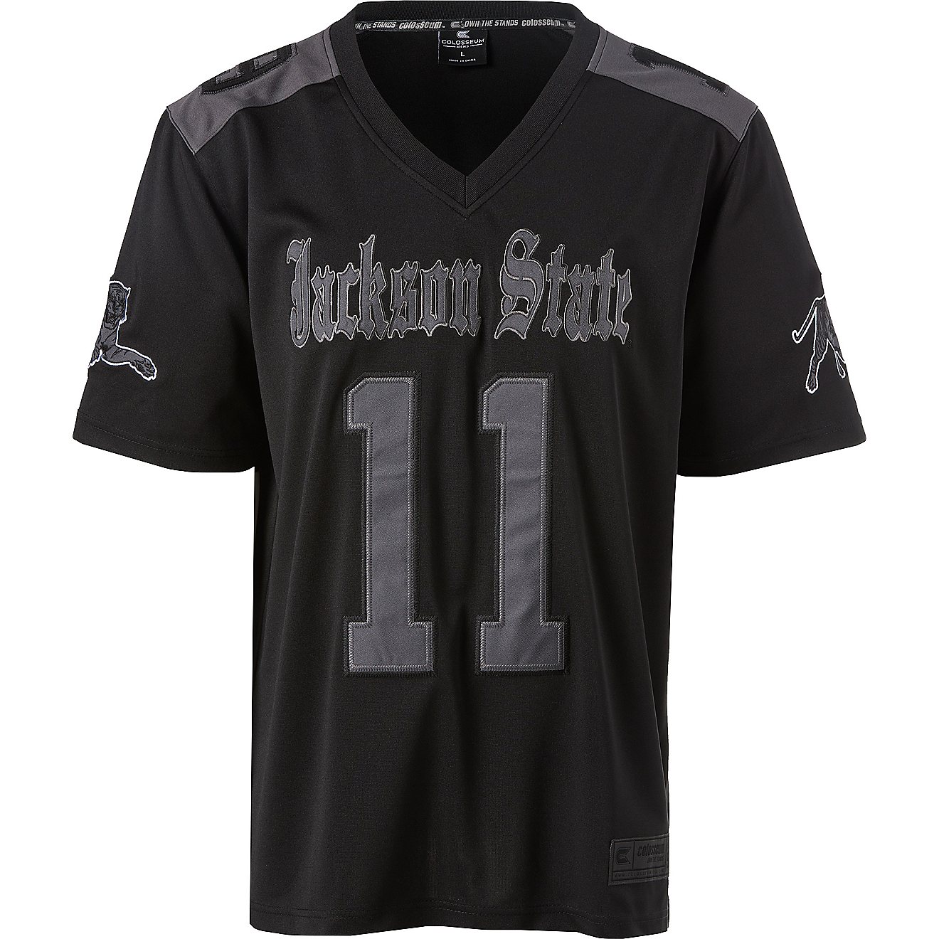 Colosseum Athletics Men's Jackson State University Lights Out Football Jersey                                                    - view number 1
